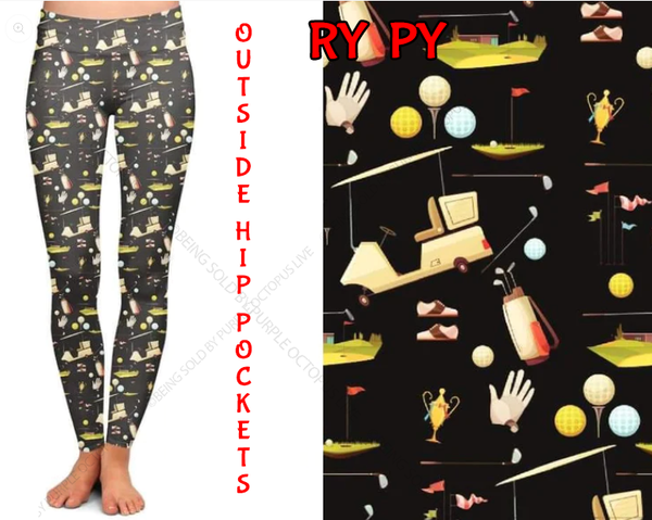 9605 Fore Golf DESIGNER LEGGINGS HQ-B3B