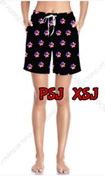 9614sj 3rd American Paws SHORT JOGGERS HQ-July4
