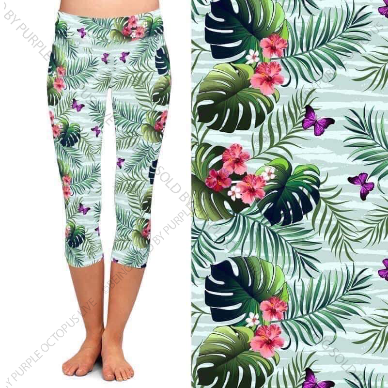 9650c Jungle Greens DESIGNER CAPRI HQ-HA7A G