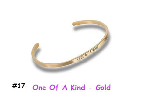 9922 Unique Premium Bracelet - #17 One Of A Kind - Gold