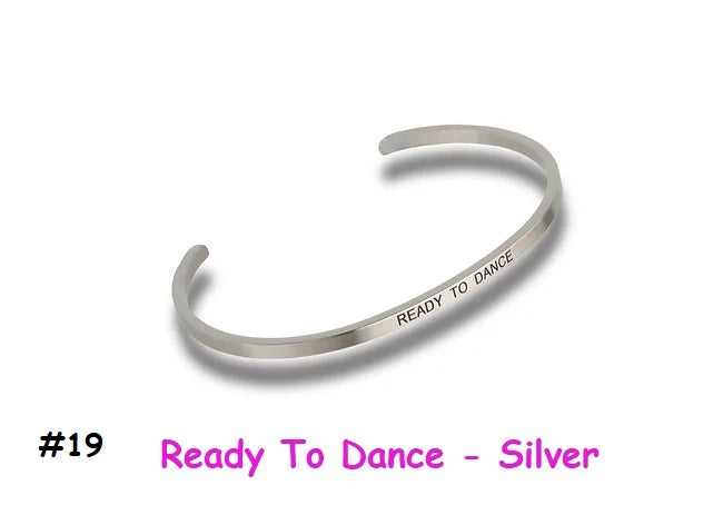 9922 Unique Premium Bracelet - #19 Ready To Dance - Silver