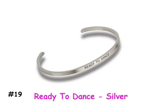 9922 Unique Premium Bracelet - #19 Ready To Dance - Silver