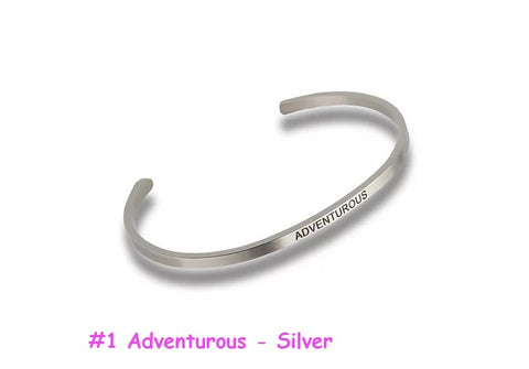 9922 Unique Premium Bracelet - #1 Adventurous - Silver