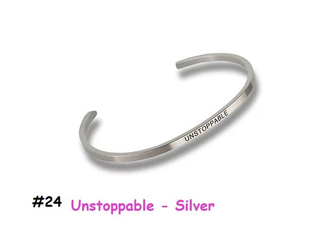 9922 Unique Premium Bracelet - #24 Unstoppable - Silver