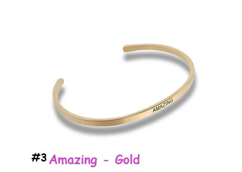 9922 Unique Premium Bracelet - #3 Amazing - Gold