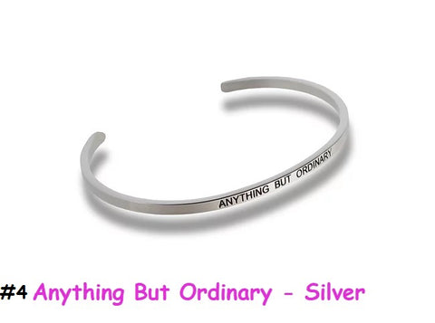 9922 Unique Premium Bracelet - #4 Anything But Ordinary - Silver