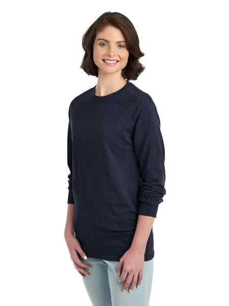 20725 4/4S Jerzees Unisex PREM T in VINT HEATHER NAVY HQ-Q103C G