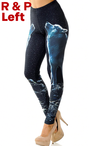 2210 Blue Moon Wolf PREM LEGGINGS HQ-B49A