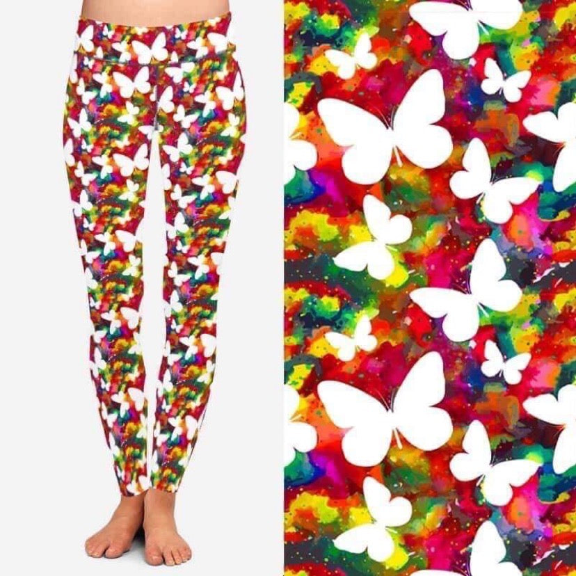 136 Butterfly A DESIGNER LEGGINGS HQ-BBOK