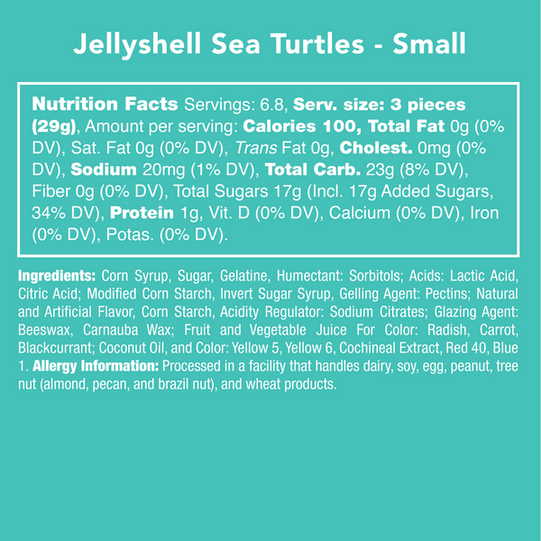 10802 Jellyshell Sea Turtles 7oz CANDY CLUB CUP HQ-Z99
