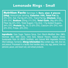10805 Lemonade Rings 5oz CANDY CLUB CUP HQ-Z99