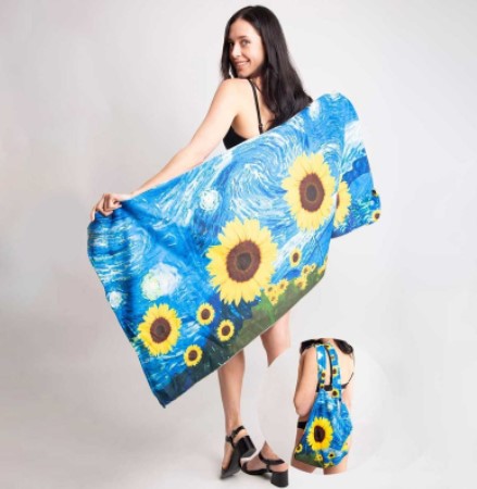 2 in 1 Print Beach Towels & Tote Bag