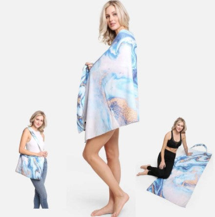 2 in 1 Print Beach Towels & Tote Bag