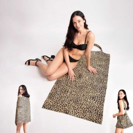 2 in 1 Print Beach Towels & Tote Bag