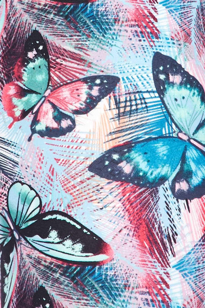 2068 Peppermint Butterfly LEGGINGS HQ-Z99
