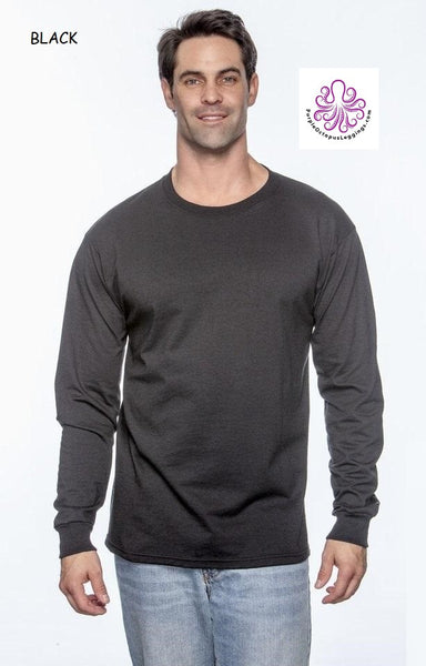 20709 4/4S Jerzees Unisex PREM T in BLACK HQ-Q83C G