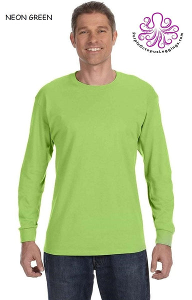 20712 4/4S Jerzees Unisex PREM T in NEON GREEN HQ-Q86C G