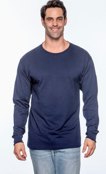 20715 4/4S Jerzees Unisex PREM T in J NAVY HQ-Q89C G