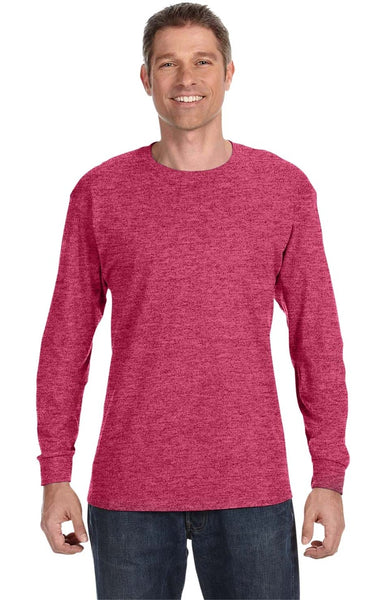 20720 4/4S Jerzees Unisex PREM T in VINT HEATHER RED HQ-Q97C G