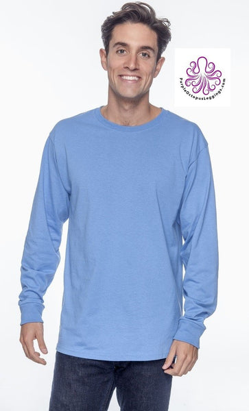 20723 4/4S Jerzees Unisex PREM T in COLUMBIA BLUE HQ-Q104C G