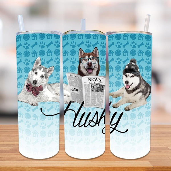 20oz Skinny Straight DOG DESIGNER Tumblers HQ-R33