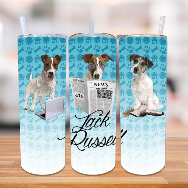 20oz Skinny Straight DOG DESIGNER Tumblers HQ-R33