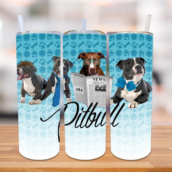 20oz Skinny Straight DOG DESIGNER Tumblers HQ-R33