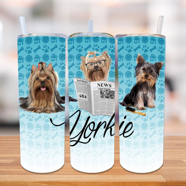 20oz Skinny Straight DOG DESIGNER Tumblers HQ-R33