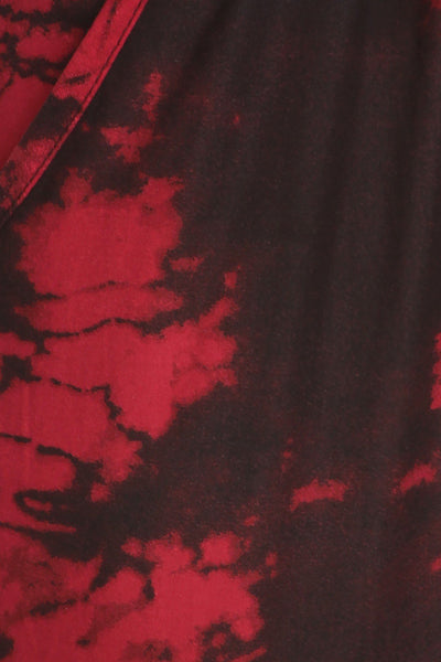 2296 Burgundy & Black Tie Dye JOGGERS HQ-I2