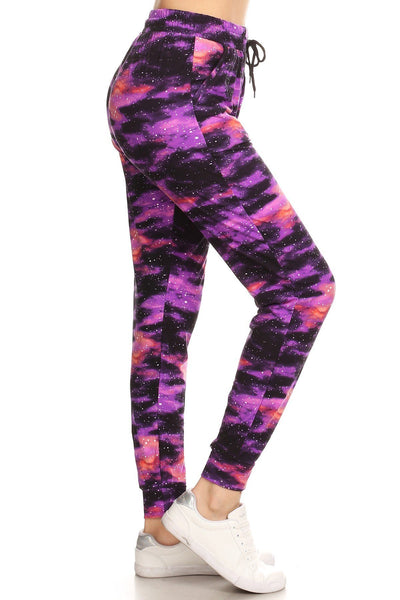2304 Purple Galaxy JOGGERS HQ-CC9CL G’