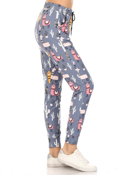 2334 Blushing Llama JOGGERS HQ-IO
