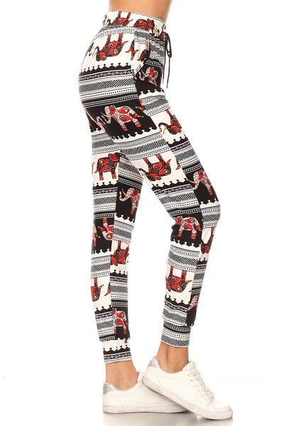 2337j Aztec Elephant JOGGERS HQ-CC9CM G’
