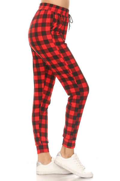 2195j Lumberjack Plaid JOGGERS HQ-N106A