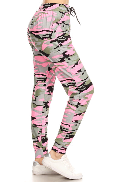 2342 Camo with Pink JOGGERS HQ-BBSO