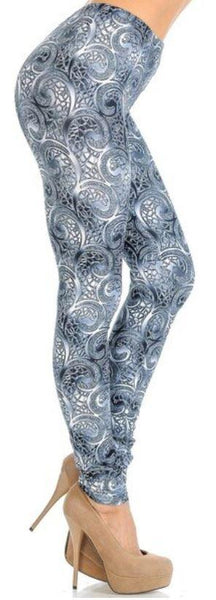 2368 Crystal Swirl PREM LEGGINGS HQ-BBOK SO