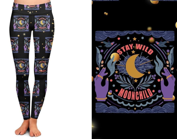 $16 RY .. 242 Moon Child w PKTS DESIGNER LEGGINGS HQ-BBOK SO