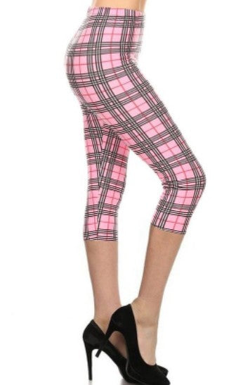 2445c Pink Plaid CAPRIS HQ-HA56C G