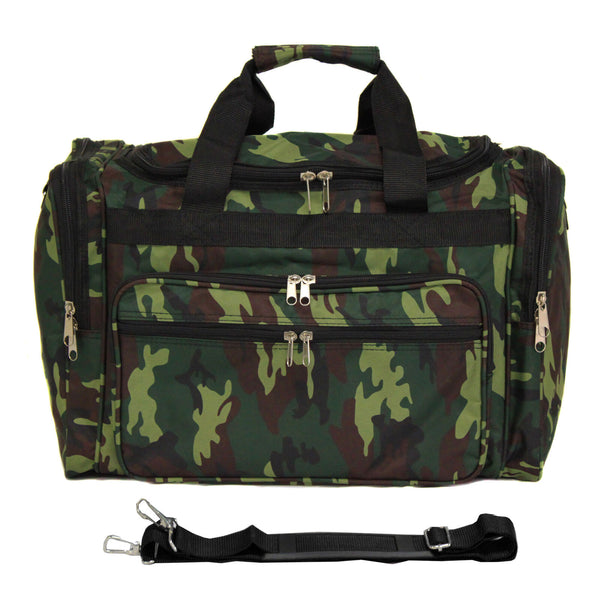 999 Green Camo Duffle Bag