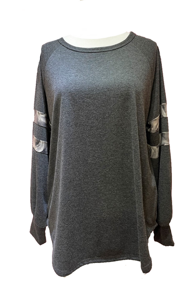 30019 4/4S CHARCOAL Camo Strip PRINT TOP HQ-E3B