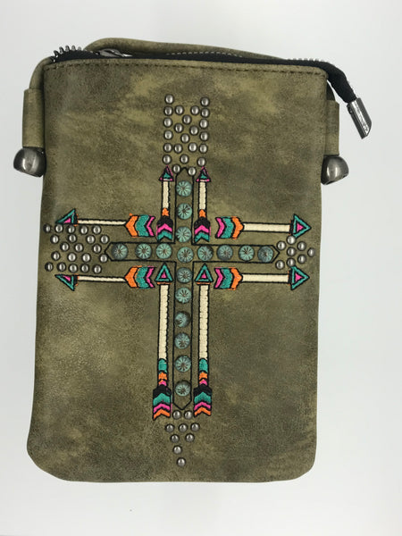 6894 Crossbody Bag w/ Cell Phone Pouch HQ-Z99