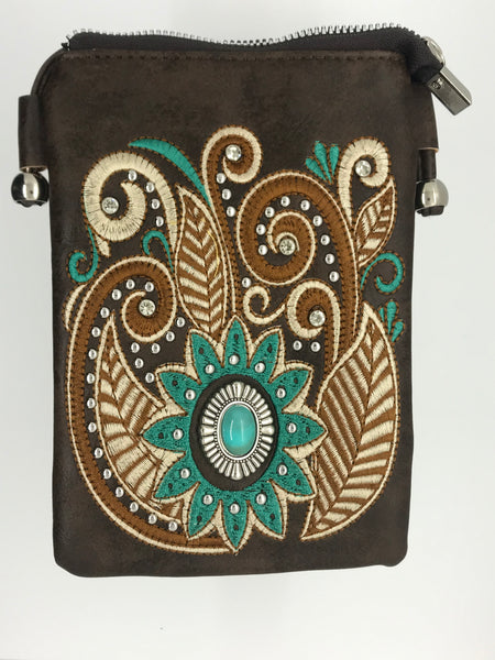6894 Crossbody Bag w/ Cell Phone Pouch HQ-Z99