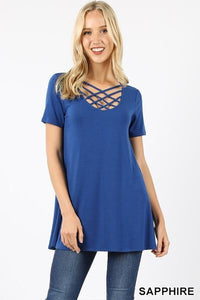 344 1/4S Triple Lattice TOP in SAPPHIRE JV-SOLD OUT