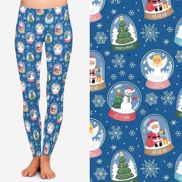 406 Snow Globes DESIGNER LEGGINGS HQ-BBOKDS