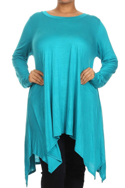 5852 4/4S Turquoise Asym TOP HQ-K33T