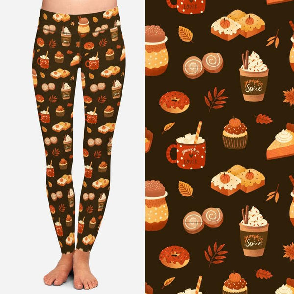 6024 Pumpkin Lovers DESIGNER LEGGINGS HQ-BBOK