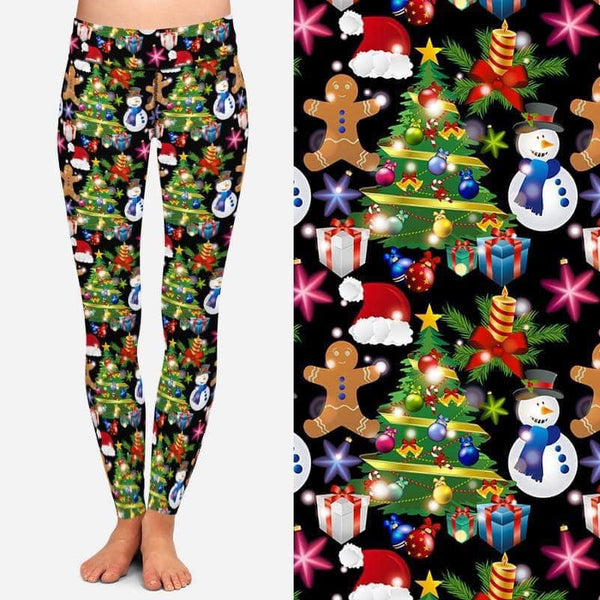 6037 Christmas Cheer DESIGNER LEGGINGS HQ-BB