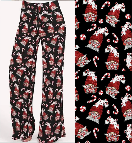 6051 Candy Cane Gnomes DESIGNER LOUNGERS HQ-Xmas