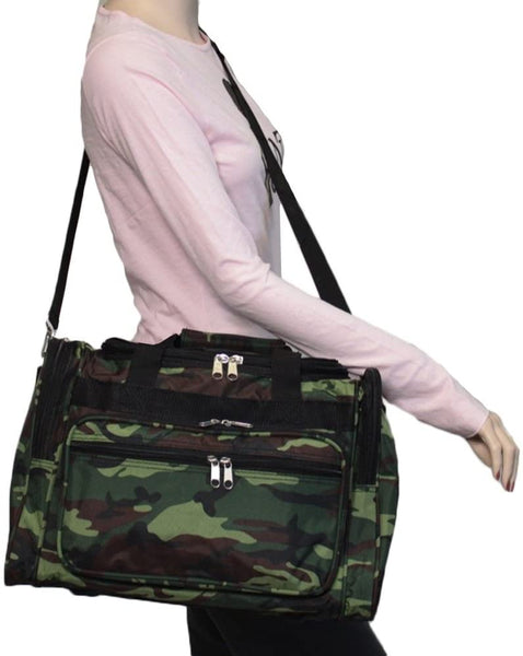 999 Green Camo Duffle Bag