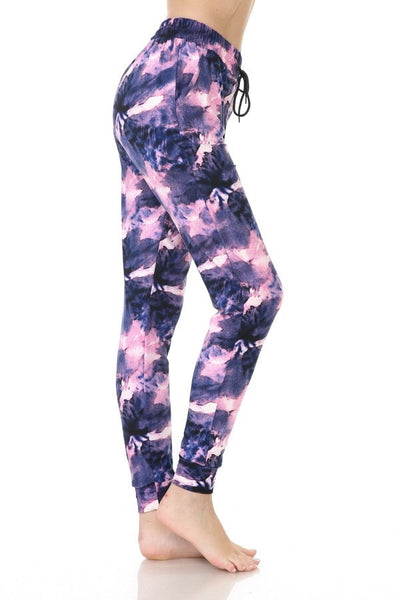 697j Cloudy Tie Dye JOGGERS HQ-I11C