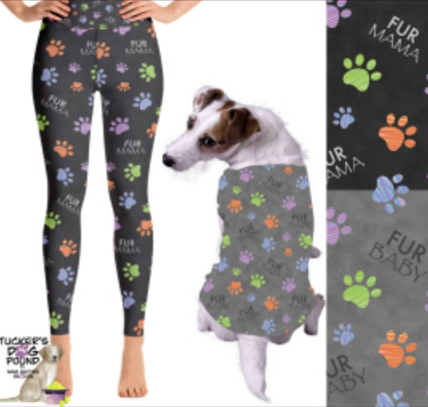 7159  Fur Mama DESIGNER LEGGINGS HQ-I4C
